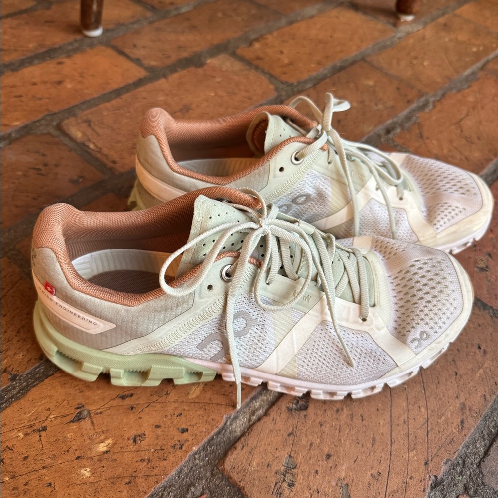 On cloud shoes